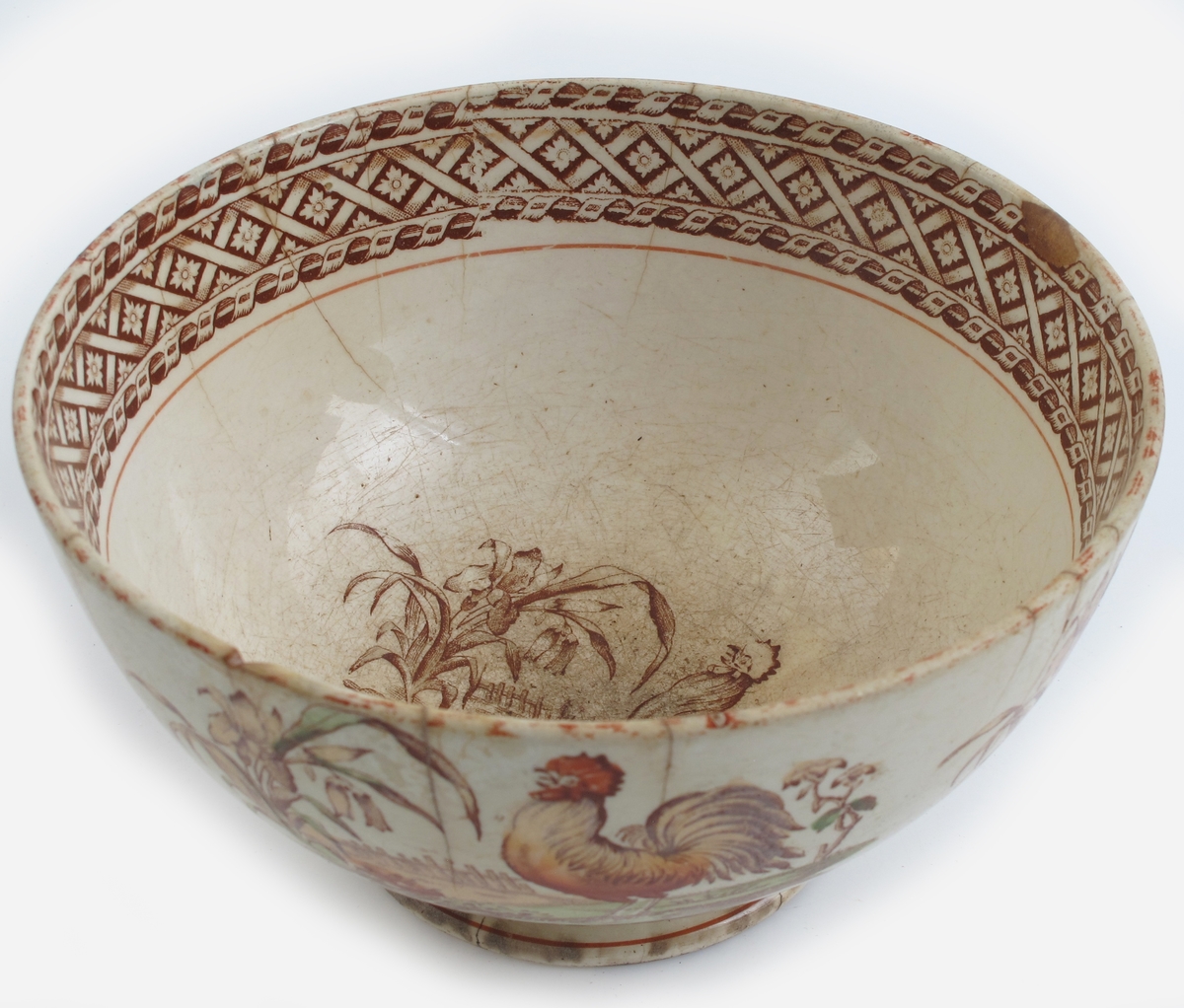 Haan (hane)./ hane og lilje.