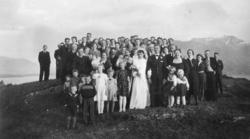 Bryllupet til Amalie og Frits Godø