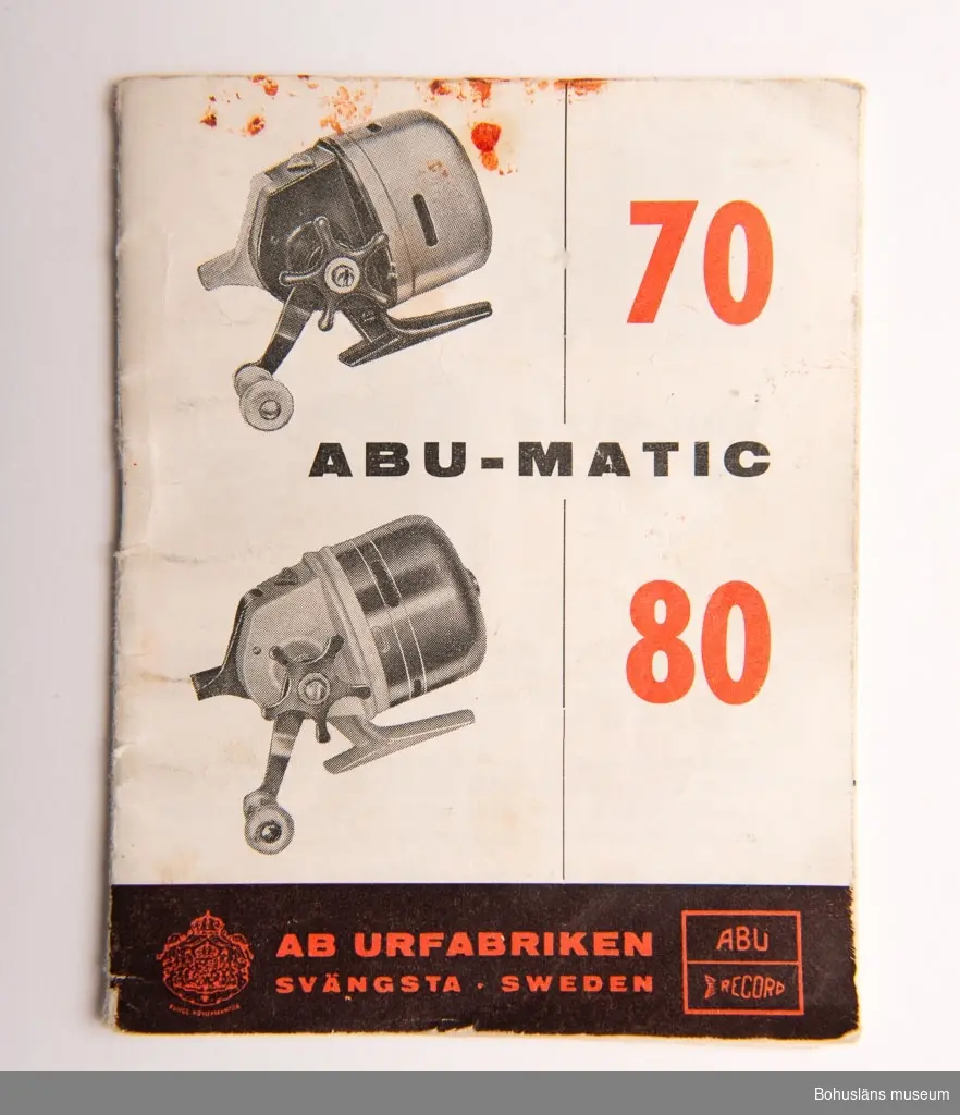 Insgtruktion till Haspelrulle ABU-Matic 70 och 80.