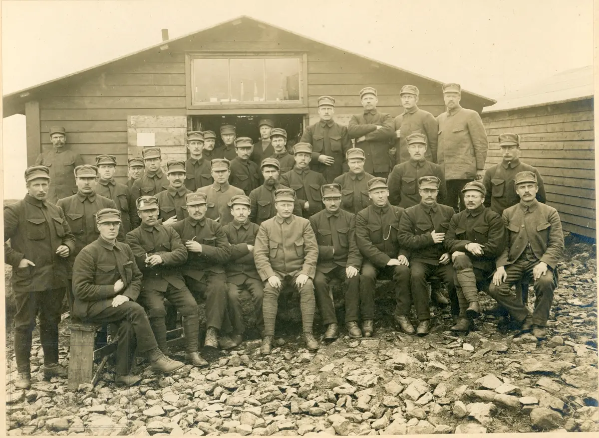 Nøytralitetsvern, nøytralitetsvakt 1915, ant ved Bergen.