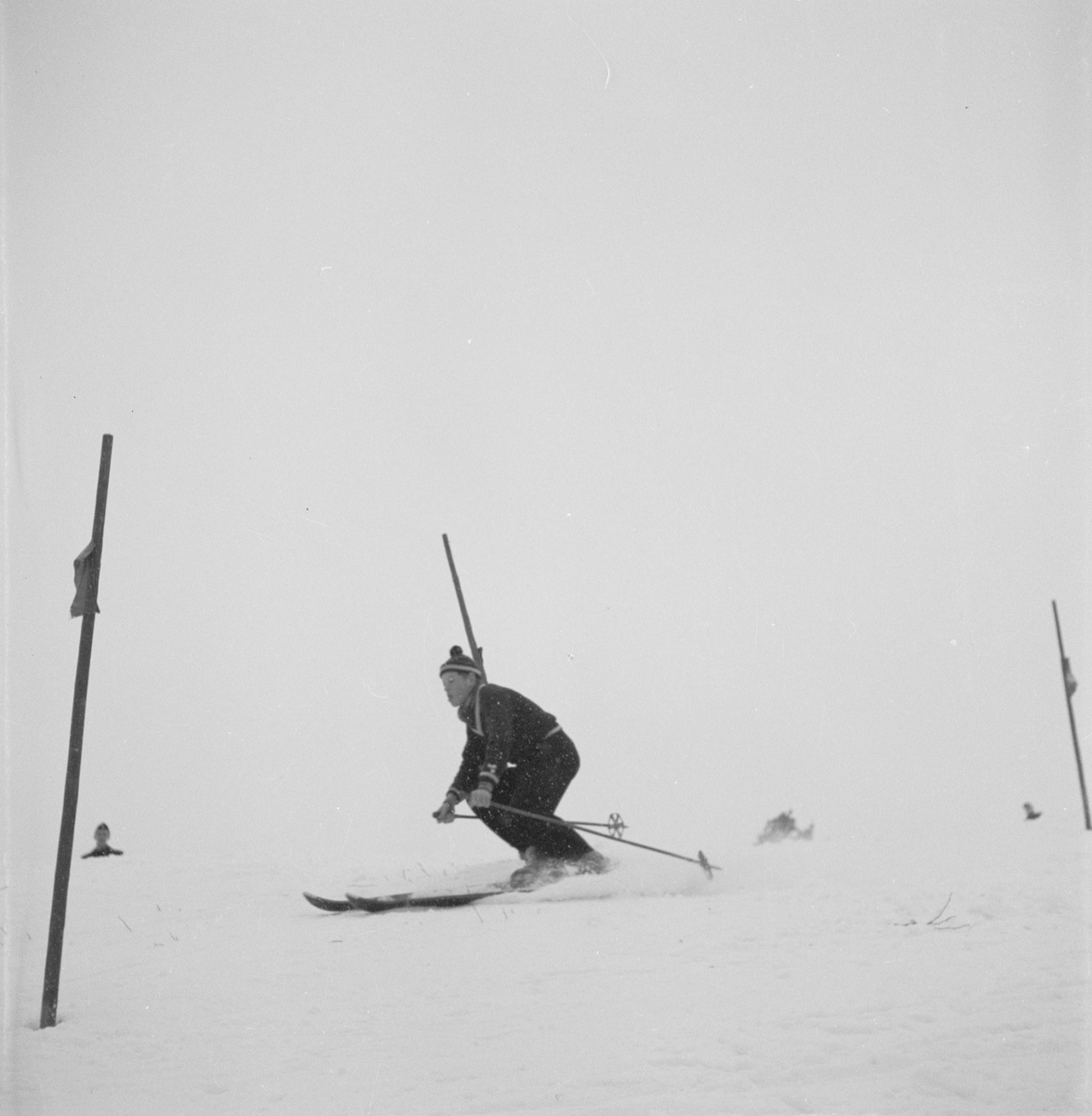 Skidtävling, DM, slalom, Uppsala 1954