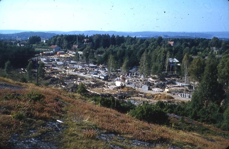 Hösten 1961. Söbacken, nästa byggetapp.