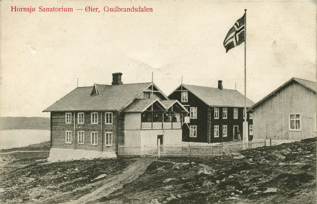 Postkort: Hornsjø Sanatorium