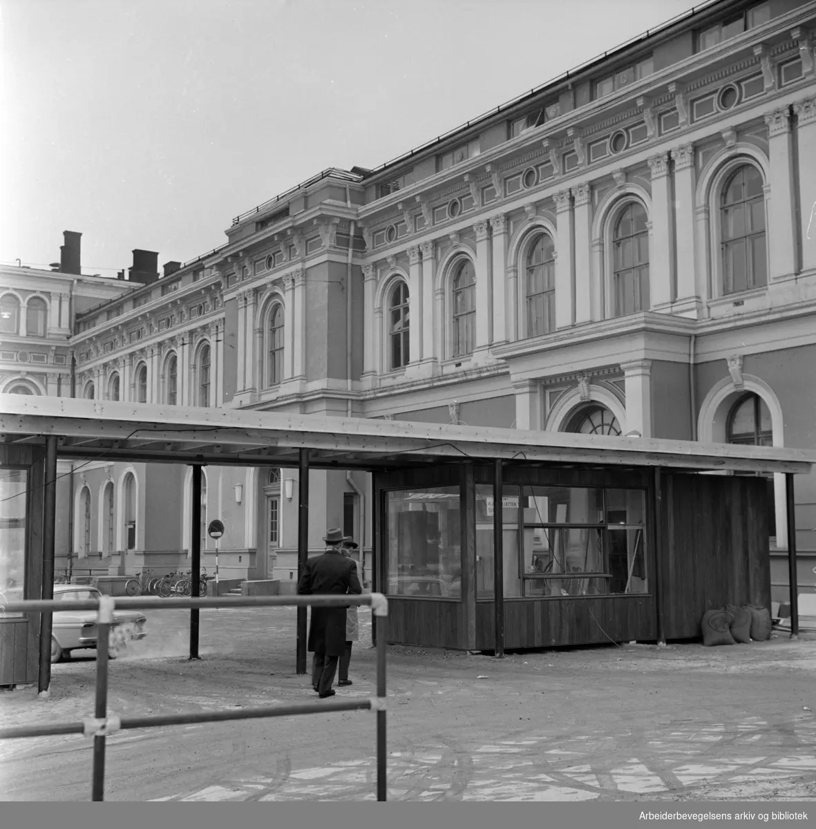 Østbanestasjonen. Ny lokalinngang. Januar 1964