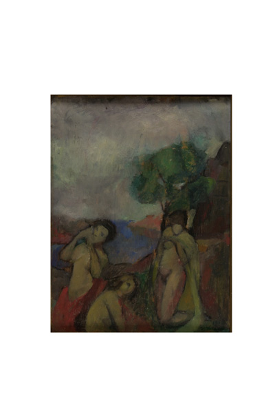 Badende kvinner [Maleri]