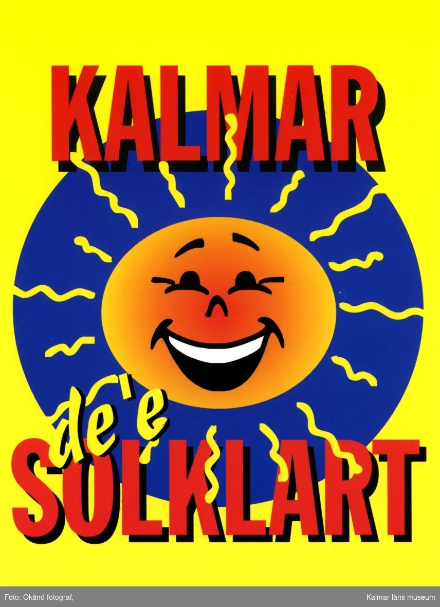Reklamkort för Kalmar som turiststad.