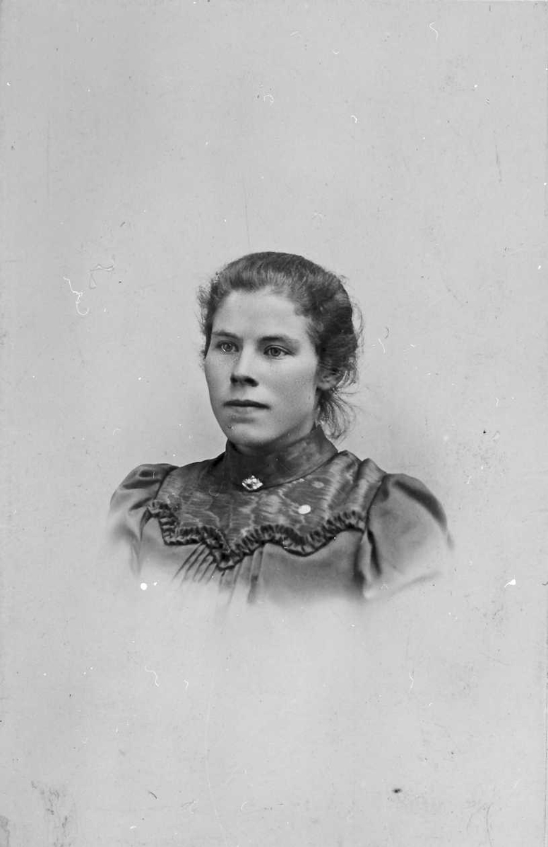 Portrett av ung kvinne. Dorte Rønningen, født Otnes 1879