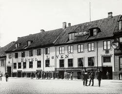 Hotel Løven og Vin- og Brennevinshandel. Ca.1880