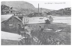 1. maitoget på Salangsverket i 1912.