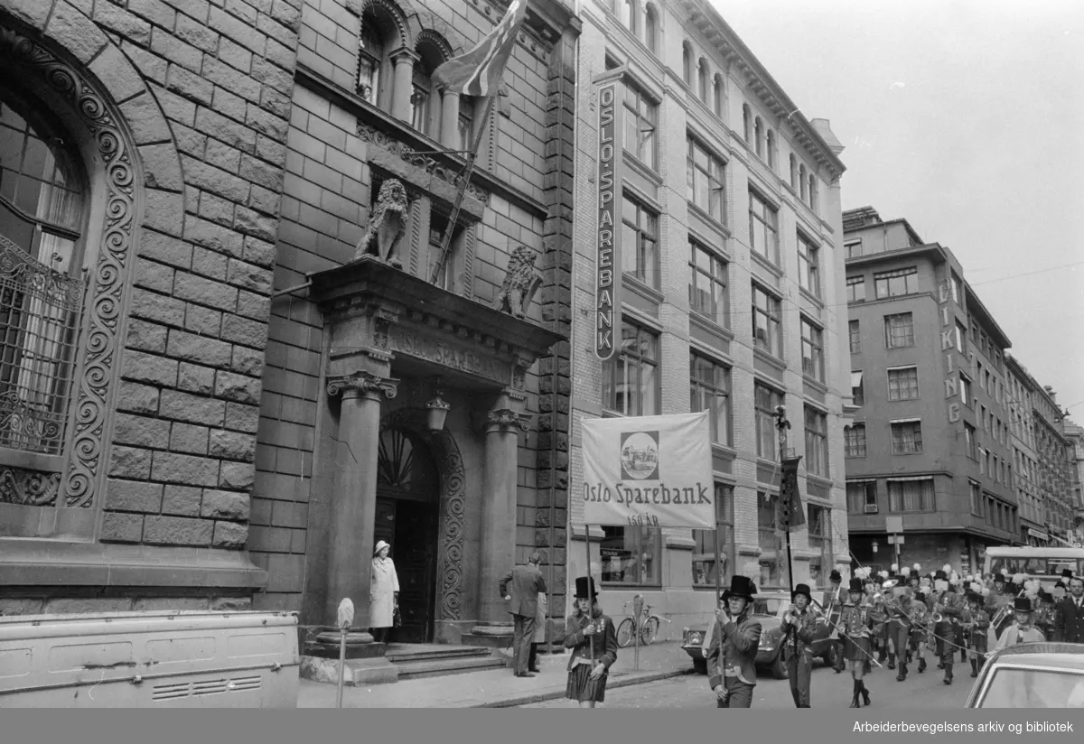 Oslo Sparebank. 150 års jubileum. Juni 1972