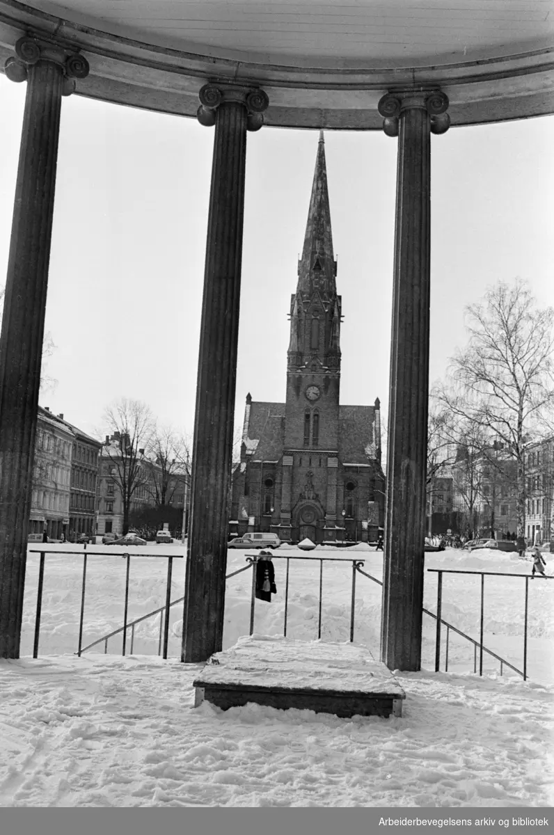 Paulus Kirken. Februar 1978