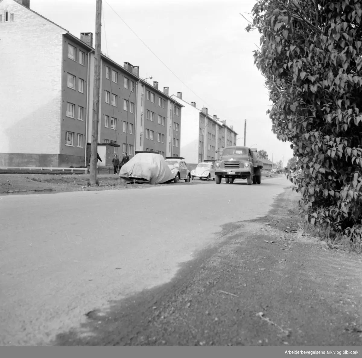 Kalbakken. Kalbakkveien. Juni 1961