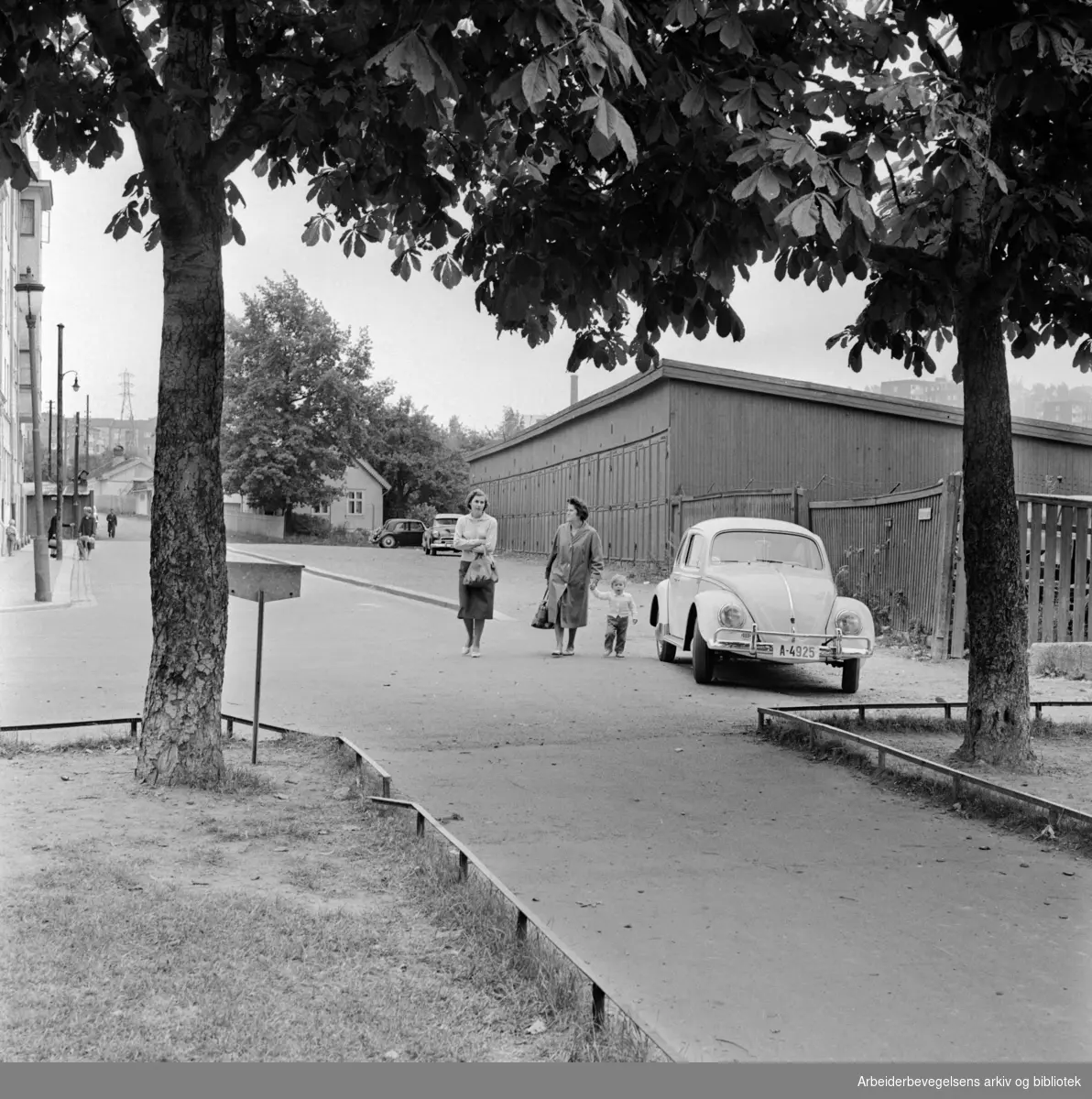 Fridtjovs gate. Vålerenga. August 1961