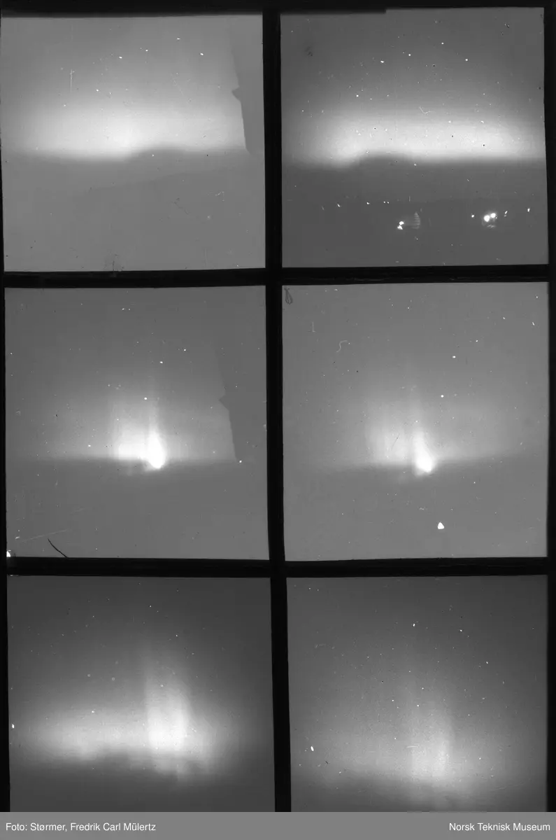 Nordlys, plansje Norsk Teknisk Museum / DigitaltMuseum