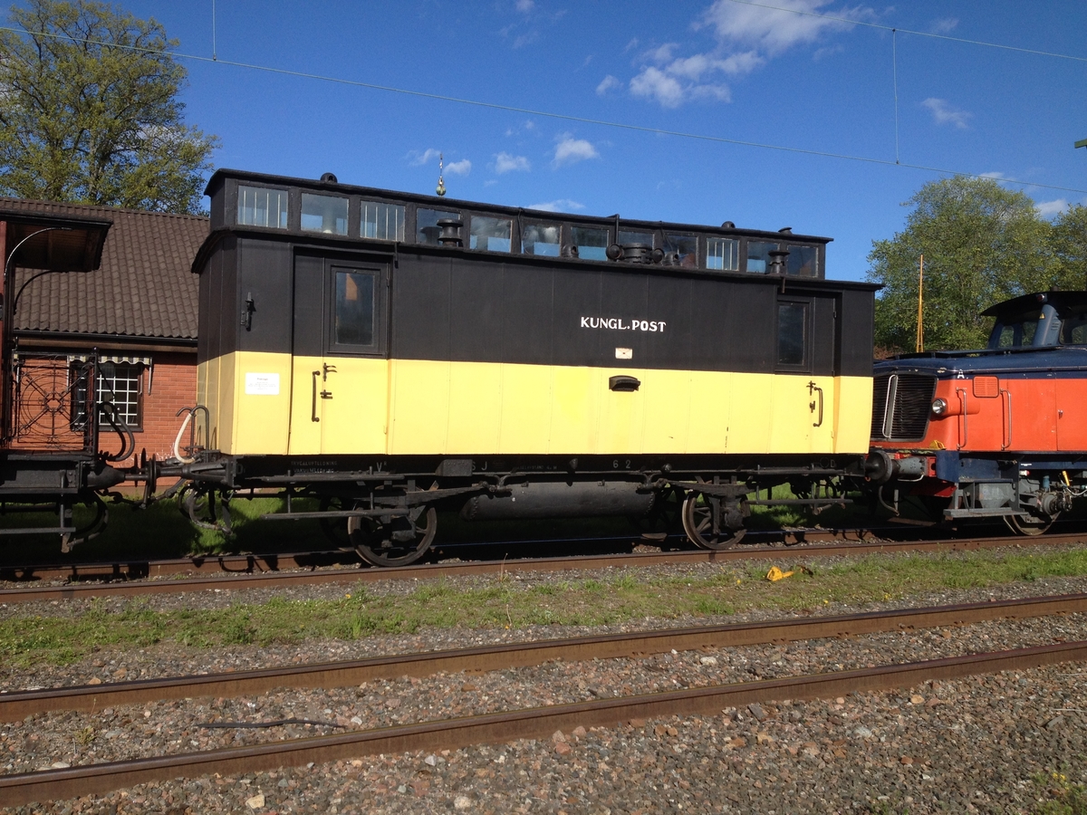 Postvagn - Järnvägsmuseet / DigitaltMuseum