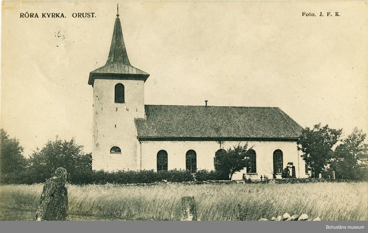 Text till bilden: "Röra kyrka".