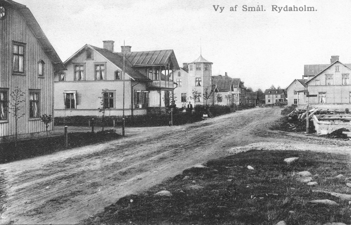 Stadsvy från Smålands Rydaholm i Värnamo kommun.