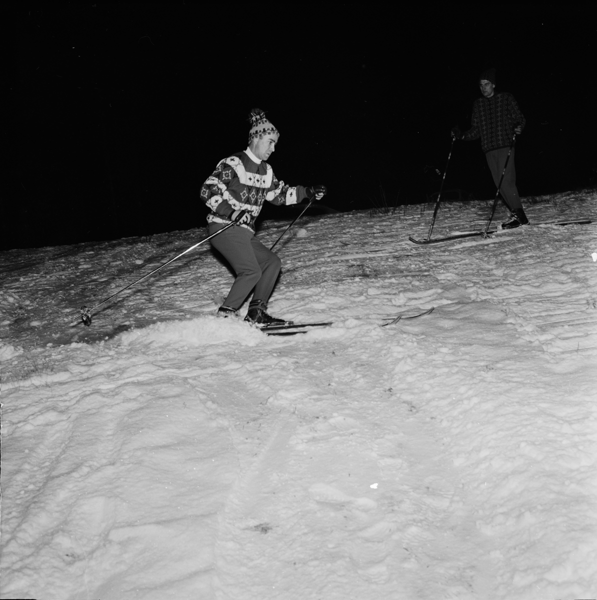 "Tidig skidpremiär", Uppsala 1962