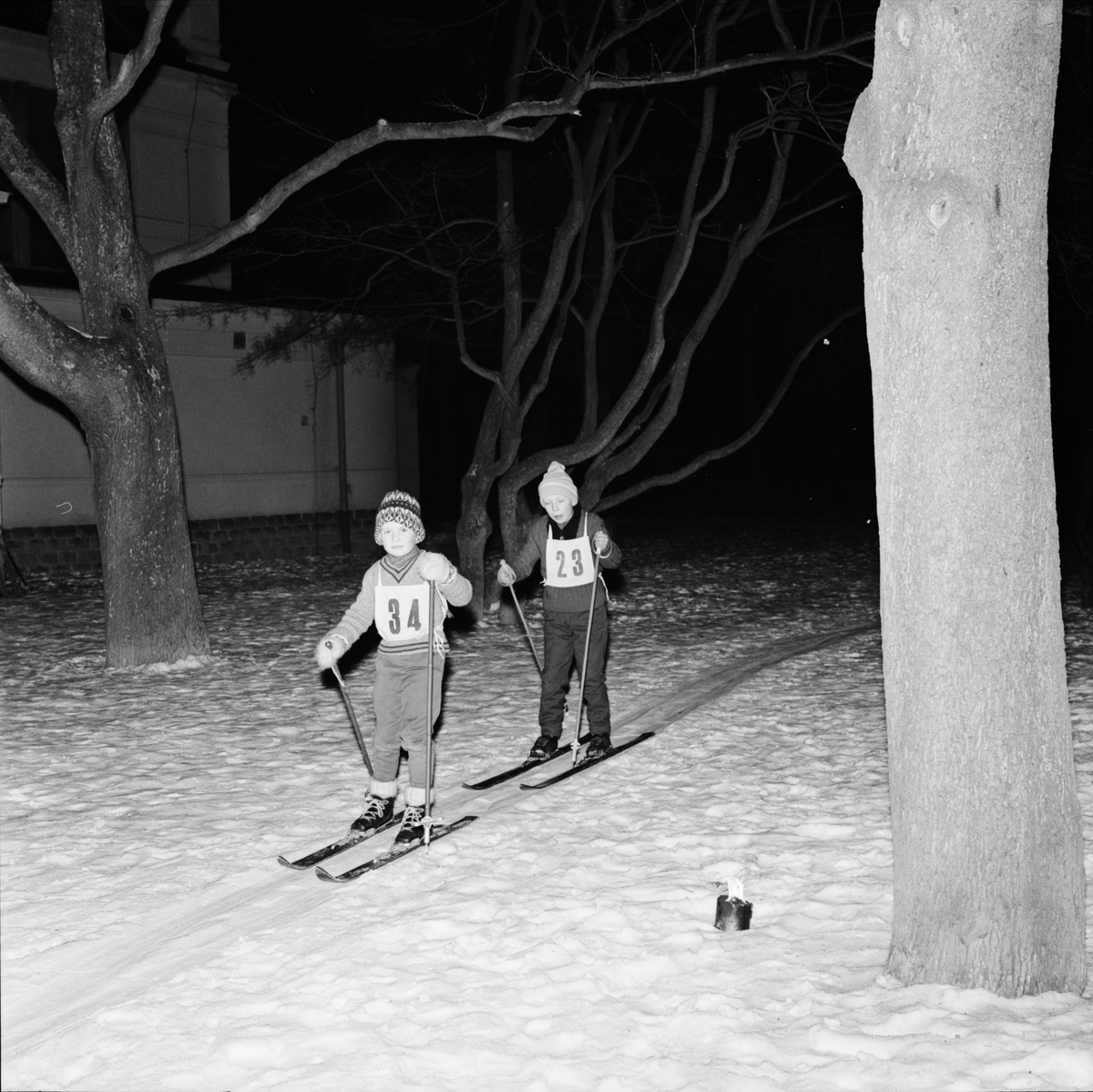 Skidåkning - "Vasaparks-loppet", Uppsala 1964