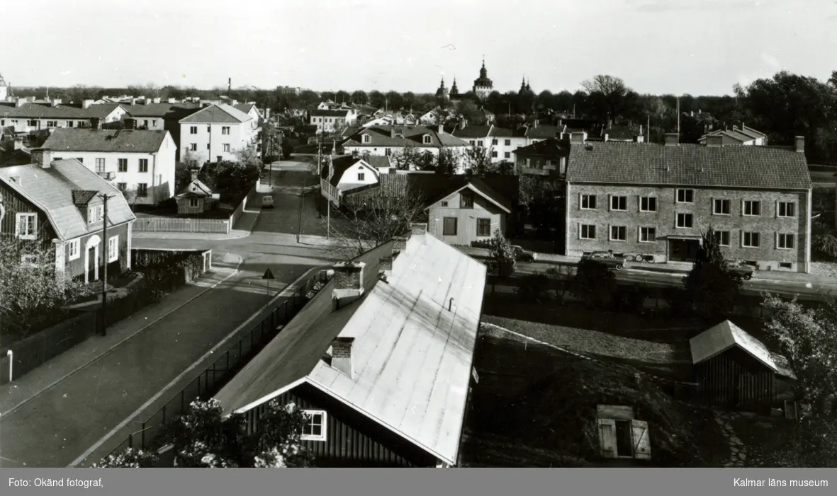 Utsikt från Vasaskolan mot slottet.