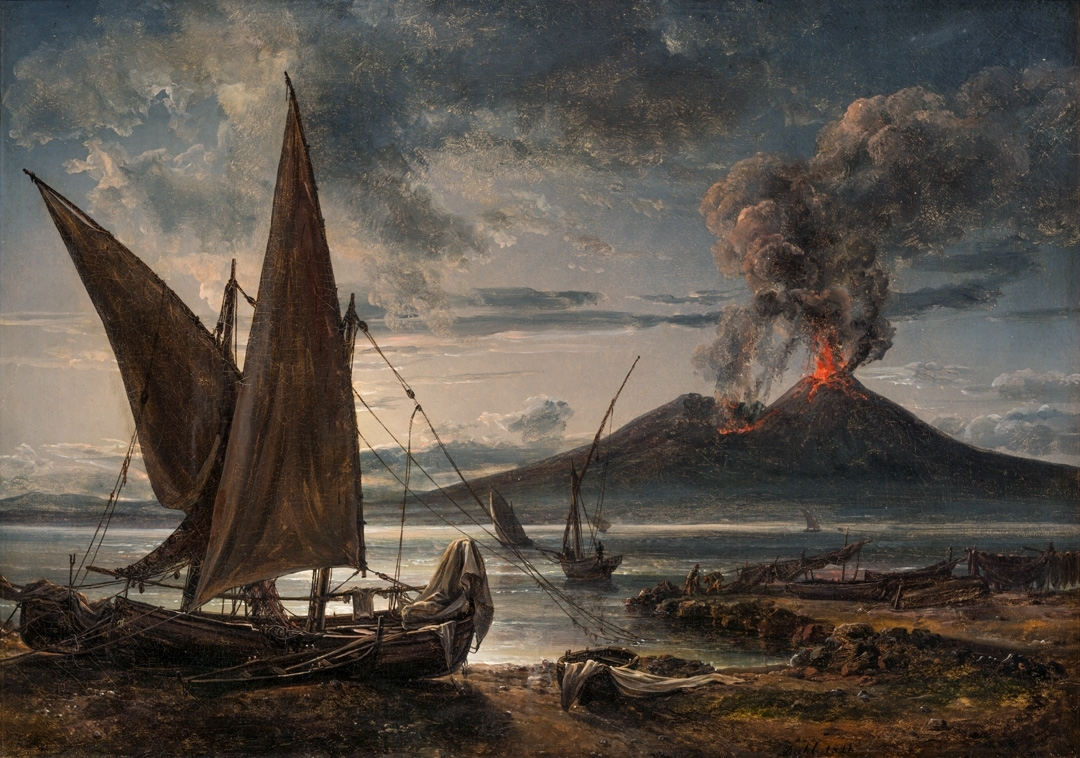 Vesuv i utbrudd [Maleri]