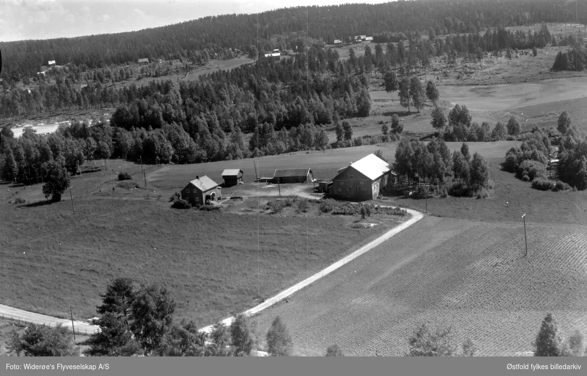 Steinby nordre (Tukkn-Steinby) 71/5. Flyfoto fra Rømskog.