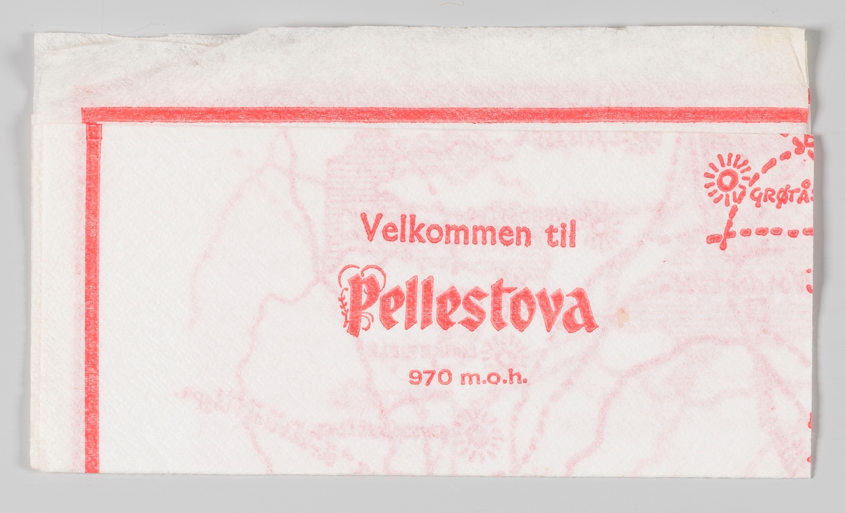 En tegning av bygningene til Pellestova og et løypekart over området og reklame for Pellestova.
Pellestova har en spesiell historie. Pelle Skalmstad (døpt Magnus Vladimir Illarionovich Sladnjev) 1919-1990, var sønn av en ukrainsk flyktning som giftet seg med datteren på gården Skalmstad i Øyer. I 1944 ble Pelle av helsemessige årsaker anbefalt å tilbringe en sommer i fjellet. Han tok med seg det kasserte grisehuset fra gården Skalmstad, og satte det opp på den beste beliggenheten han fant på Hundersetra i Øyerfjellet. I 1945 fikk den vesle bua navnet "Pellestova". Pelle viste seg å være en god forretningsmann, og i 1946 åpnet han vinduet på den lille Pellestova og solgte kaffe.  Han så fort et potensial i dette, og historien om Pellestova som fjellstue og overnattingsplass var i gang. Pelle utvidet i takt med pågangen, og Pellestova ble etter hvert et lite hotell. Pelle døde i 1990.

Da drivkraften ble borte kom nedturen fort. Ingen klarte å videreføre Pelles livsverk, og i 2003 ble Pellestova stengt. Bygningsmassen var råtten, økonomien var dårlig og gjestene uteble. I 2006 ble restene av Pellestova solgt som et prosjekt. Etter mange år med store utfordringer ble Pellestova gjenåpnet i 2009. Eierstrukturen har endret seg og eies i dag av Bjørn Rune Gjelsten. Etter store investeringer fremstår Pellestova Hotell Hafjell i dag som et topp moderne fjellhotell.
