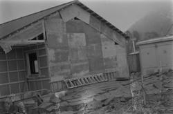 Stormskader i Mosjøen nyttårsaften og nyttårsdagen 1972-73. 