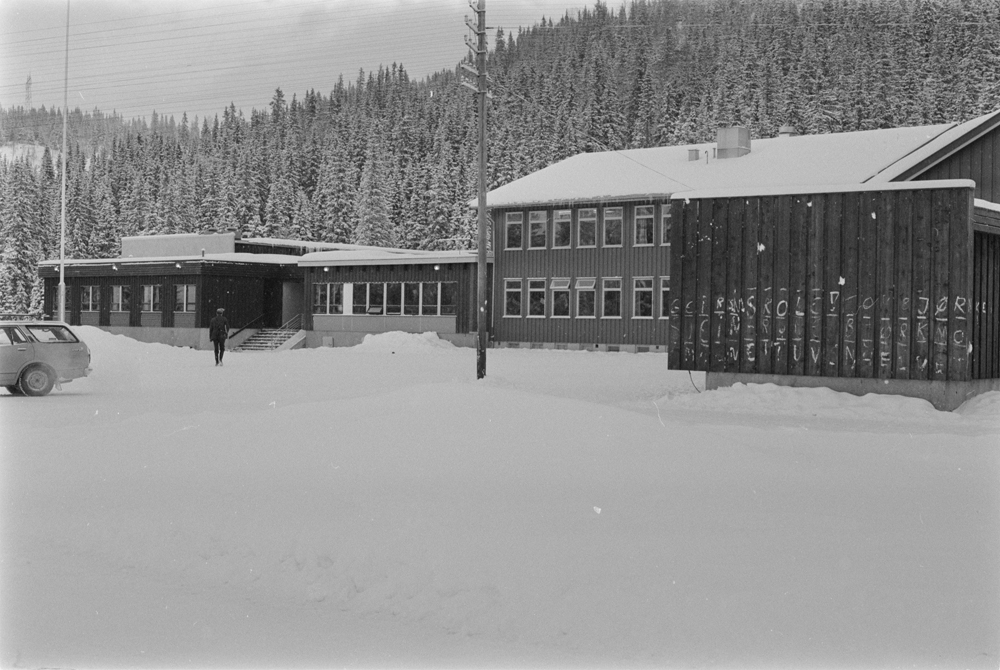 Bleikvassli skole Januar 1978