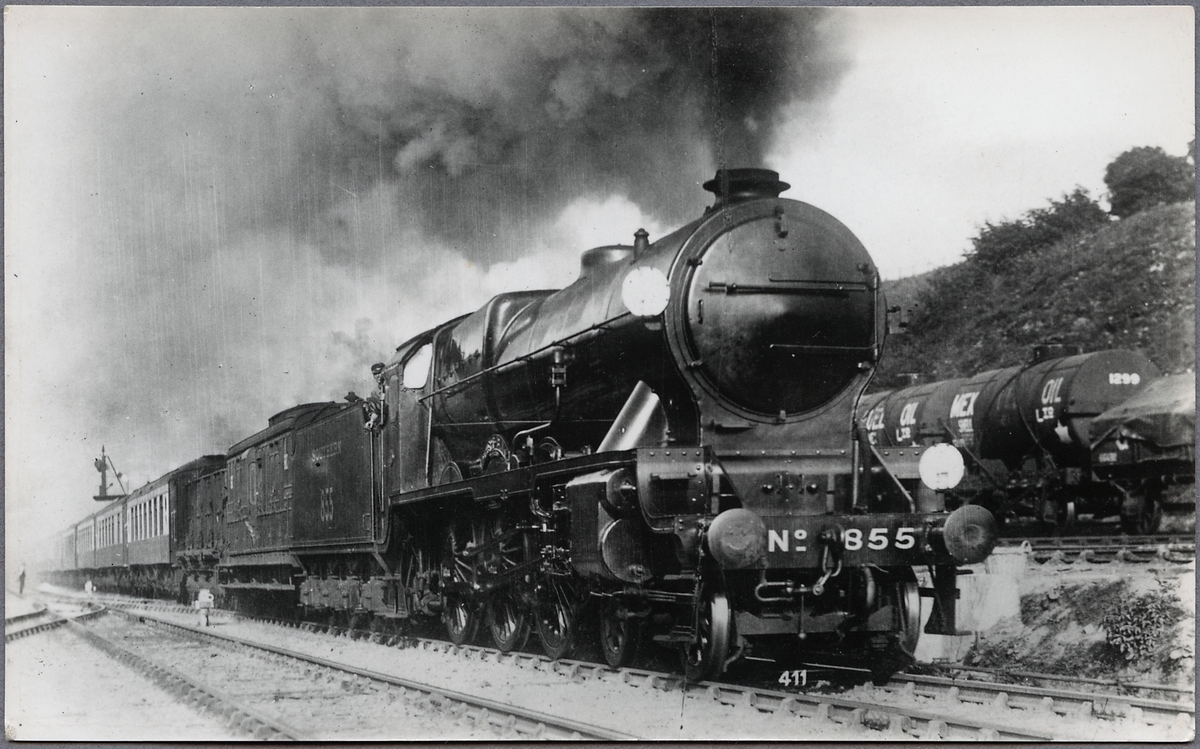 Southern Railway, SR LN 855 "Sir Robert Blake".