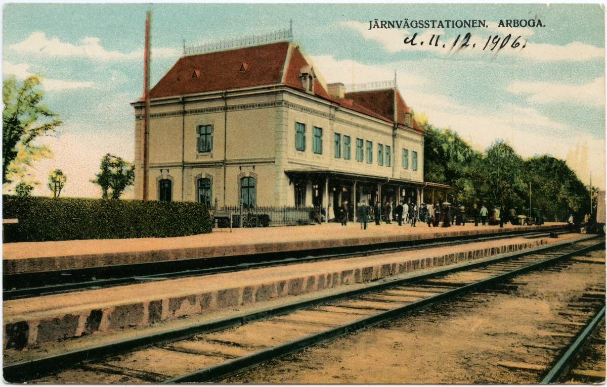 Arboga järnvägsstation.