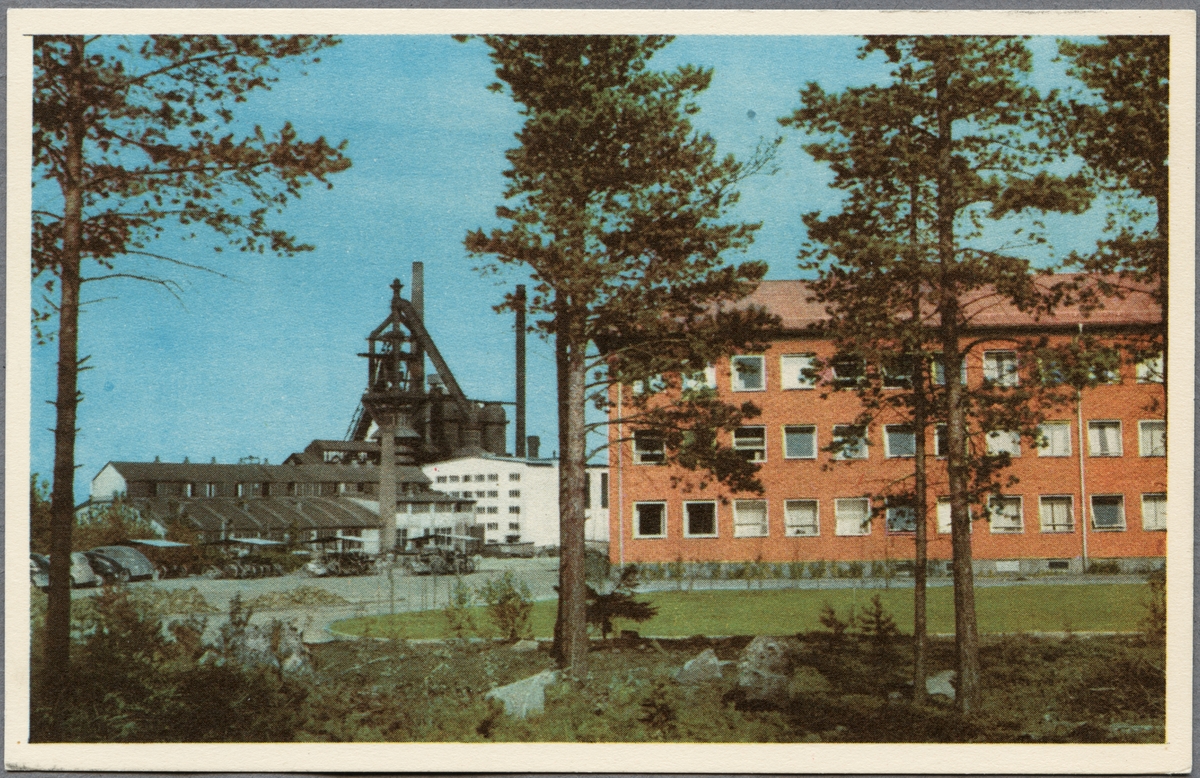 NJA:s järnverk (Nuvarande SSAB) på Svartön i Luleå.