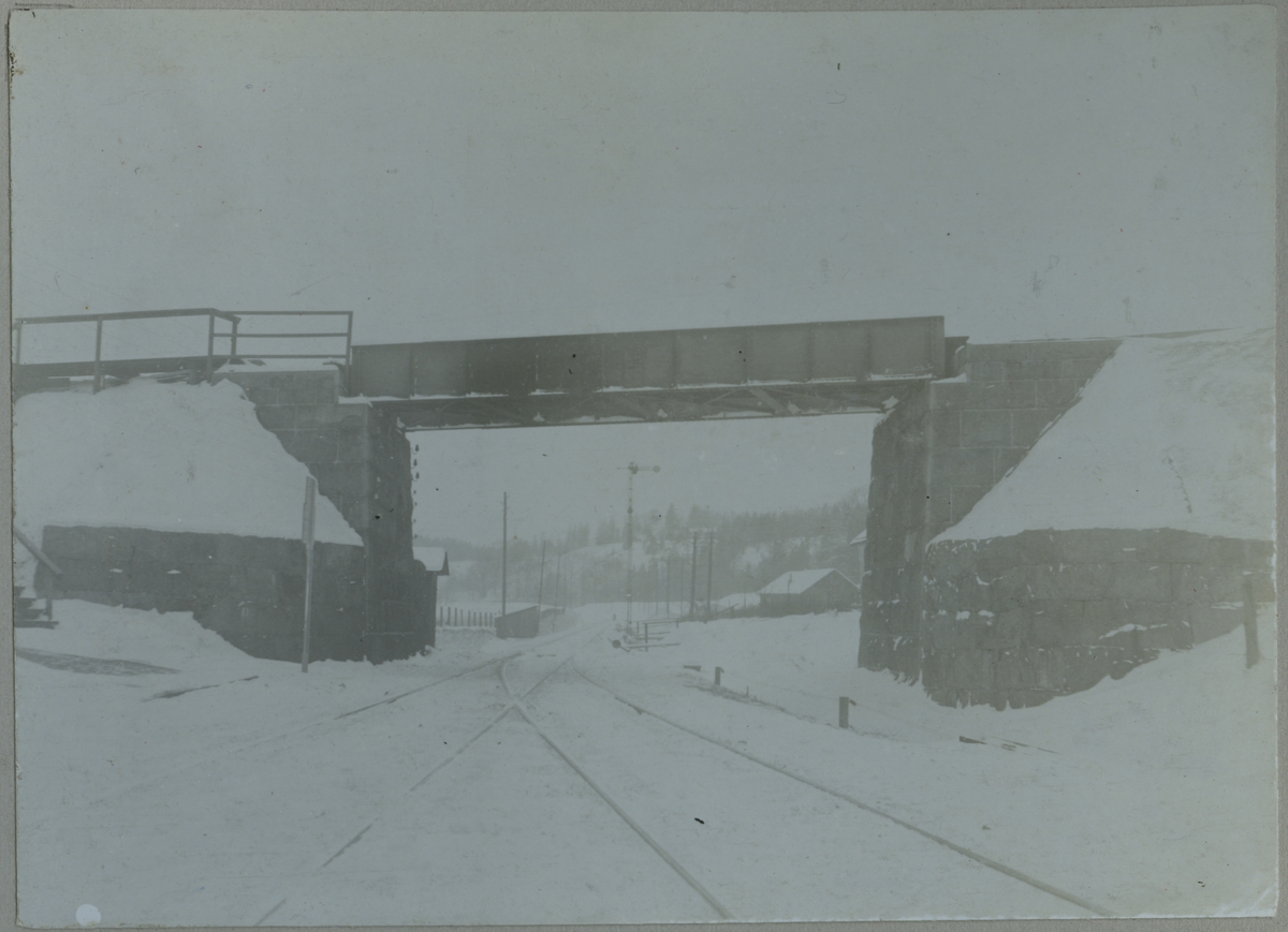 Vägbro för Uddevalla - Lelångens järnväg. ( Uddevalla )