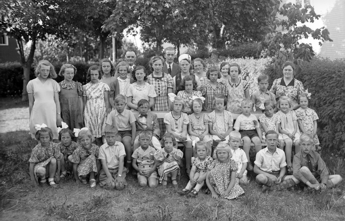 Söndagsskolan. Foto 1940.