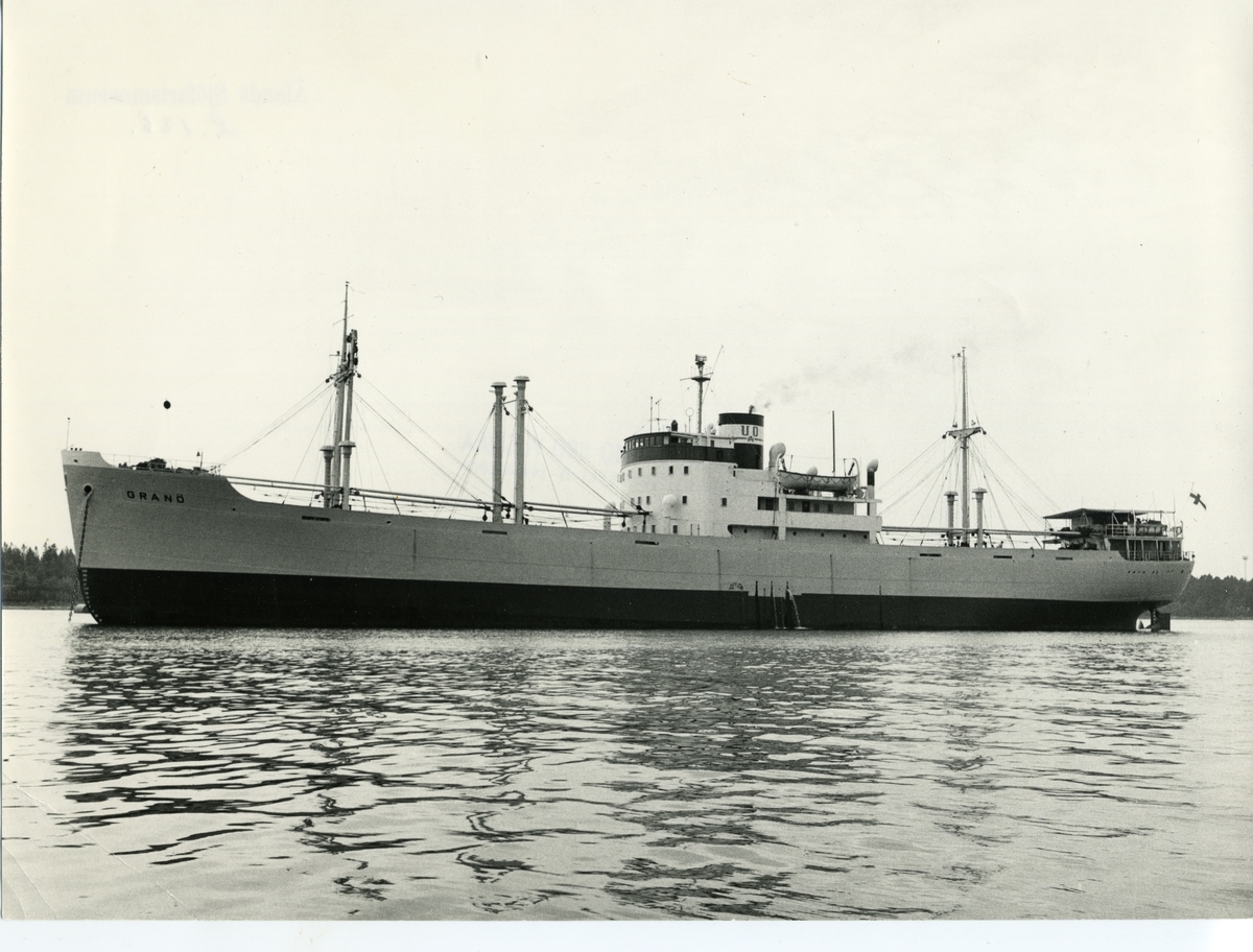 Lastfartyget ms Granö ägdes av Firma Gustaf Erikson 1963-1970