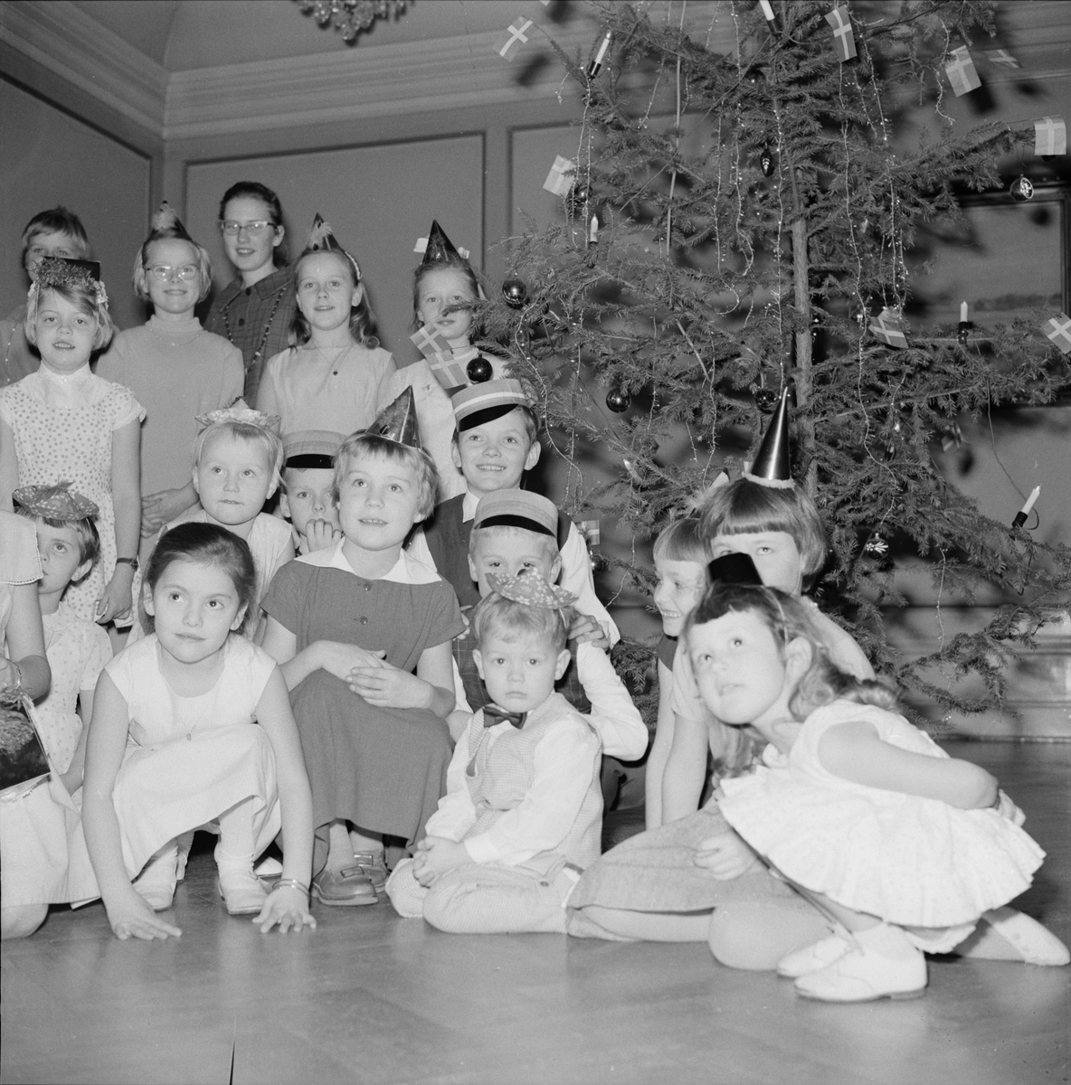 "Sällskapet Hjälpsamhetens julfest för barn", Gillet, Uppsala 1958