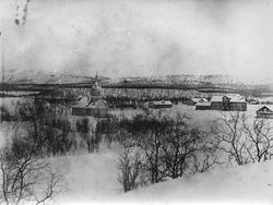 Pechenga - panorama over klosteret fra gravhøyden 14.02.1908