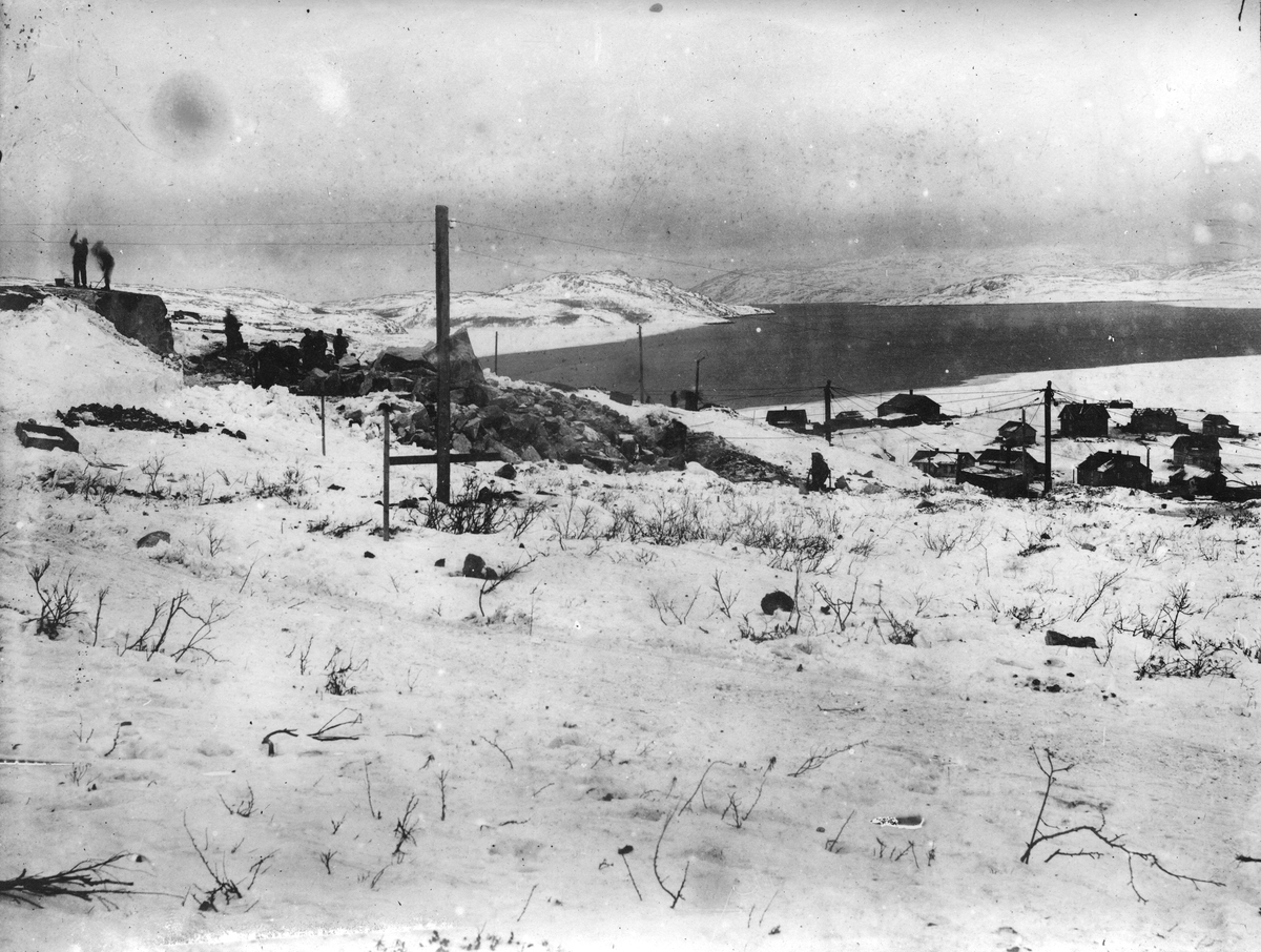 Sprenging på Brikettverktomta, Kirkenes 03.03.1908.