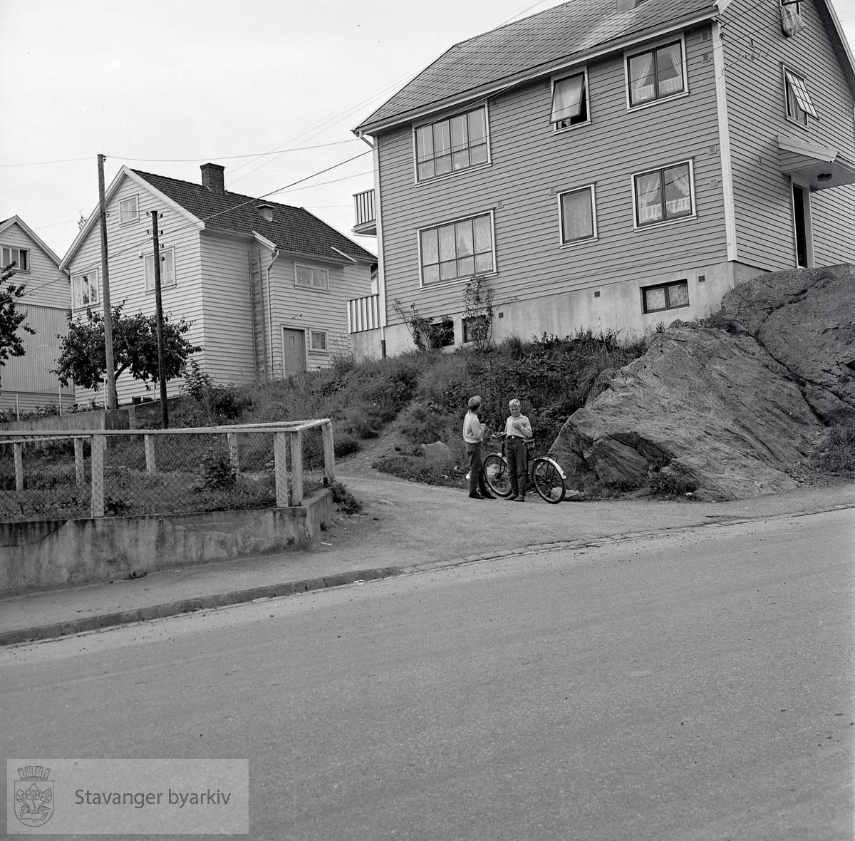 Hus i området rundt Emmausveien på Storhaug.