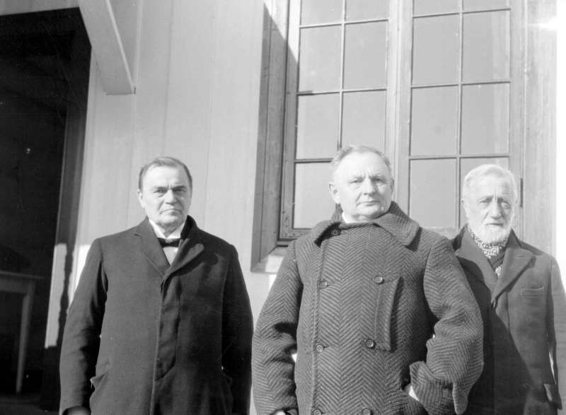 200-års jubileet for Tretten kirke i 1928 med prost Opdahl, biskop Bjønness-Jacobsen