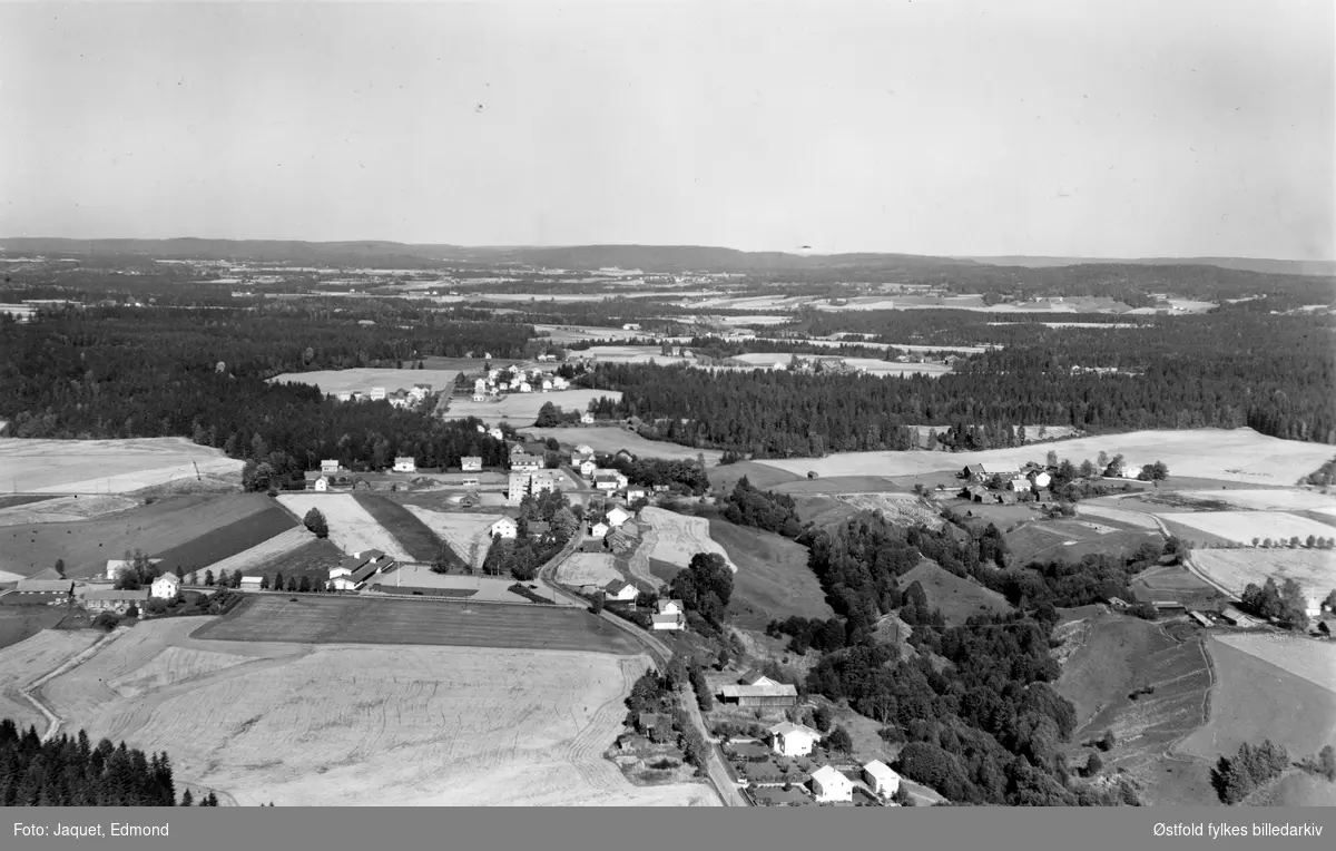 Flyfoto fra Slitu i Eidberg i 1963.