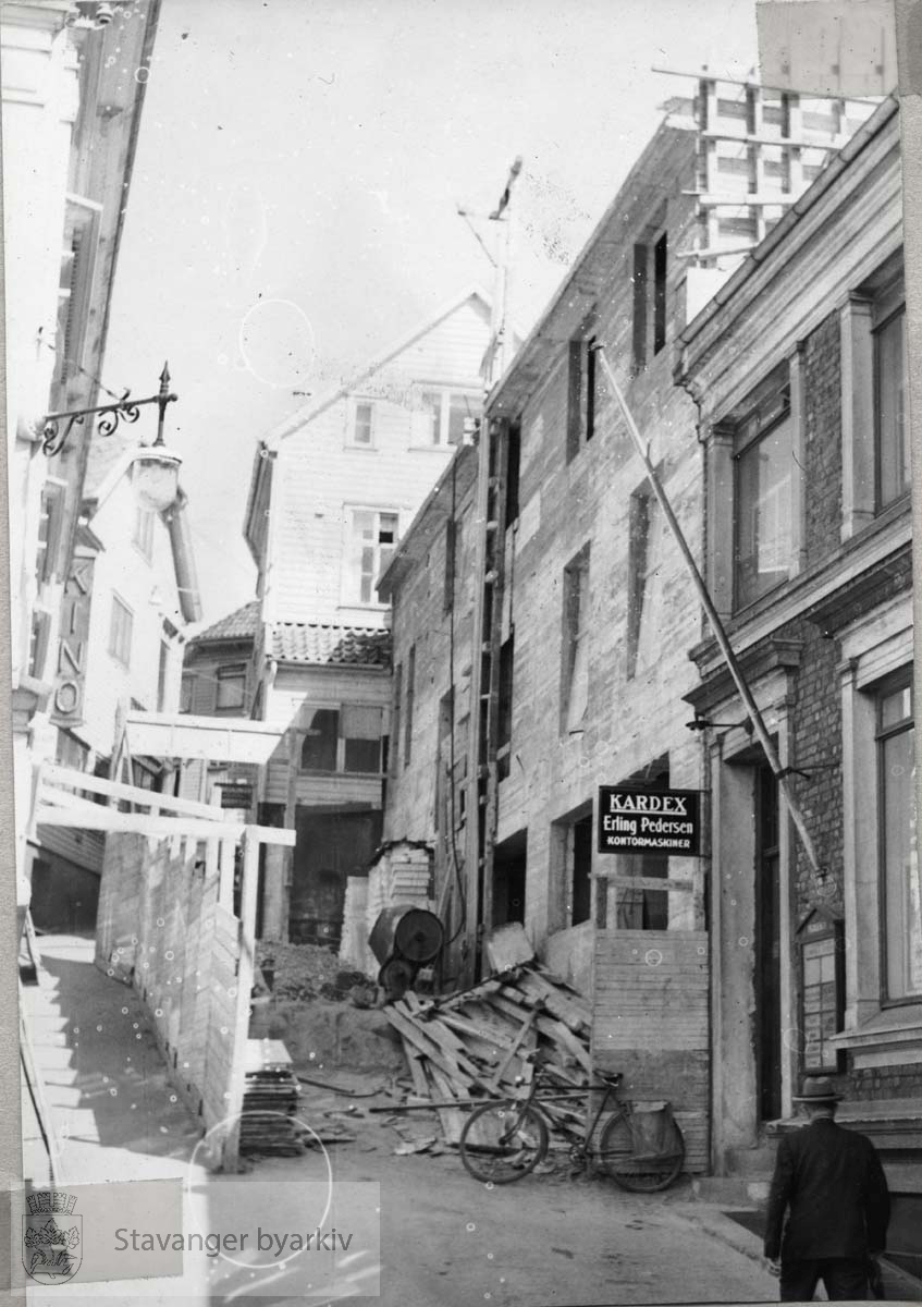 Utvidelse og modernisering av Norem Baade i 1955. Bildet er tatt uta avisutklippsbok fra PA293 Utskilt fra PA293.