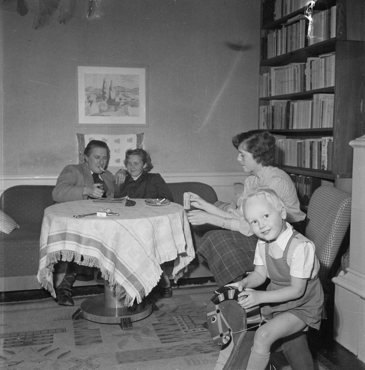 Familjen Wortzelius, Uppsala 1954