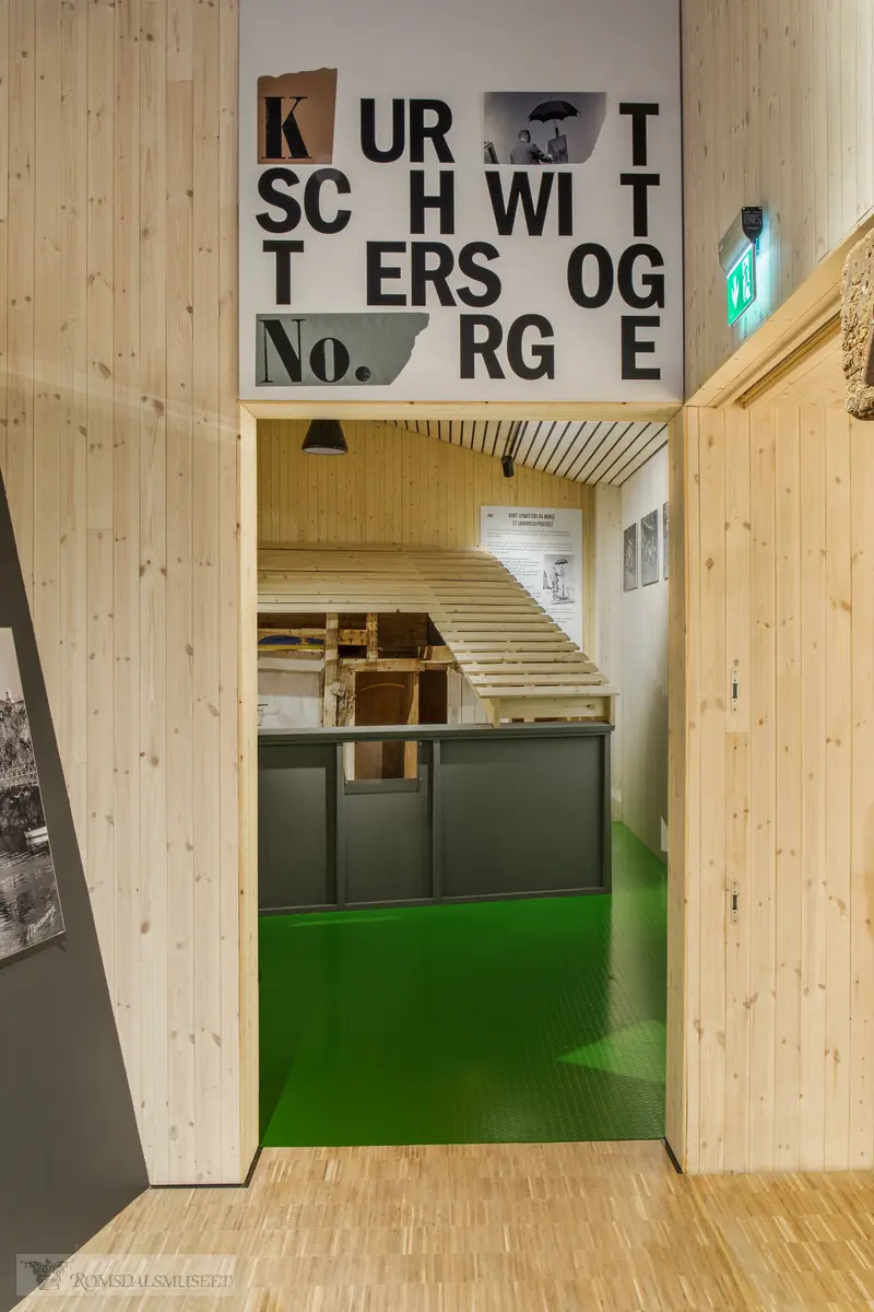 (jgjrsahgjo5), Schwitters-hytta i "Krona" på Romsdalsmuseet.