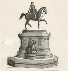 Rochet's Carl Johans Statue (Efter Photographi af W. Cappele