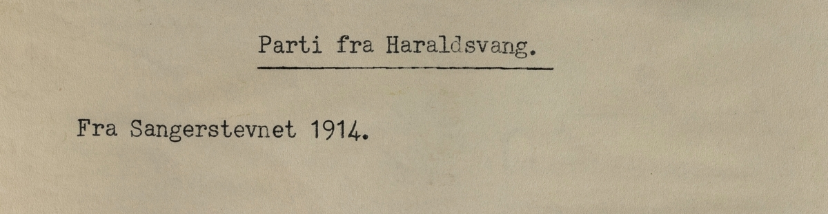 Parti fra Haraldsvang, 1914.