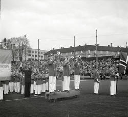 Oslo Framkrets. 1. Mai 1952. Framfylkingens arrangement, Bar
