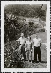 Knut, Betty og Bobbie Gjestland (Rio) oktober 1958