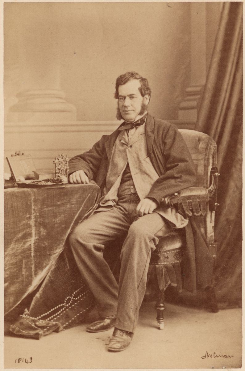 Porträtt av J. S. Forbes. En James Staats Forbes var General Manager vid London, Chatham and Dover Railway.