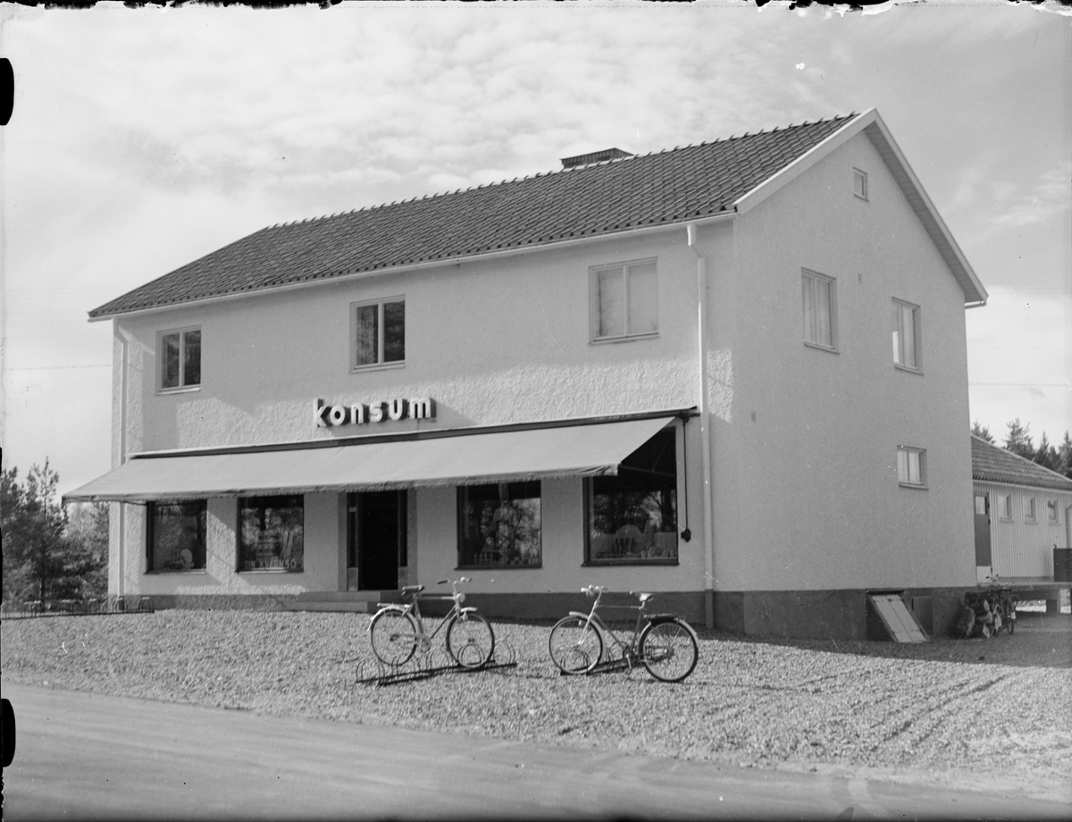 Konsumbutik, Harg, Uppland 1953